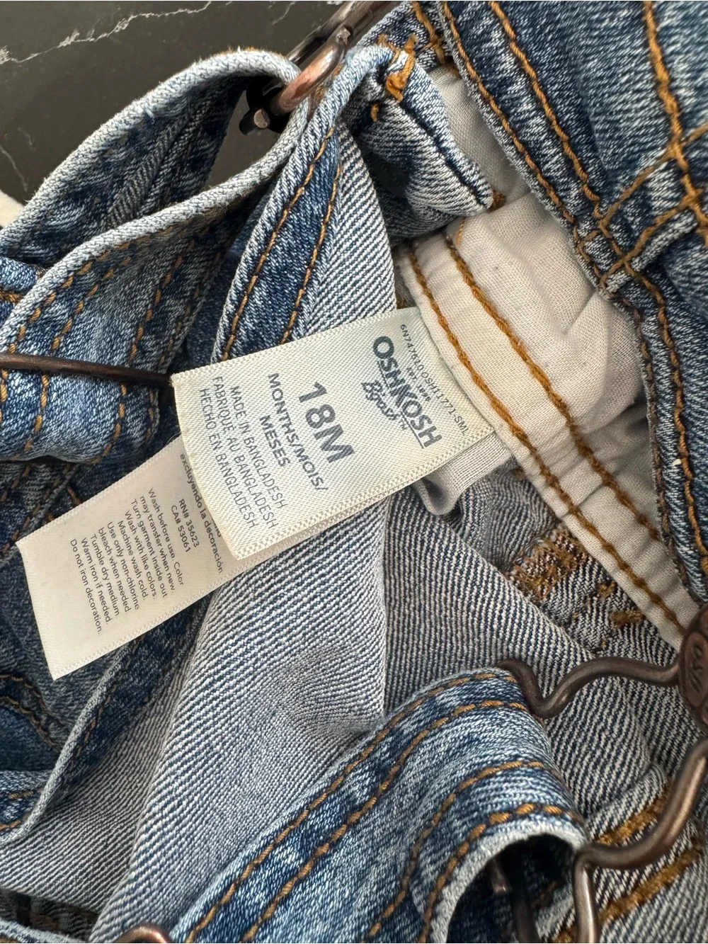 OshKosh B'gosh Light Blue Denim Overalls for Kids